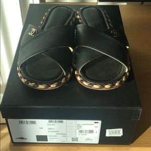 SOLD! 🚨 Chanel sandals. Hardly worn